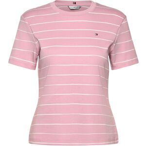 Tommy Hilfiger Slim Cody C-Nk Ss XXS Pink XXS Tommy Hilfiger Slim Cody C-Nk Ss XXS Pink XXS