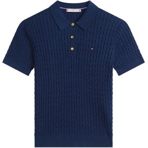 Tommy Hilfiger Cotton Mini Cable Polo M Navy M Tommy Hilfiger Cotton Mini Cable Polo M Navy M