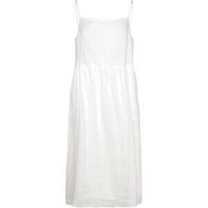 Tommy Hilfiger Linen Midi Slip Dress 40 White 40 Tommy Hilfiger Linen Midi Slip Dress 40 White 40