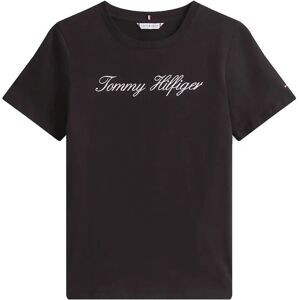 Tommy Hilfiger Nos Script Regular C-Nk Ss XXS Black XXS Tommy Hilfiger Nos Script Regular C-Nk Ss XXS Black XXS