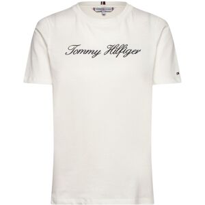 Tommy Hilfiger Nos Script Regular C-Nk Ss XXS White XXS Tommy Hilfiger Nos Script Regular C-Nk Ss XXS White XXS