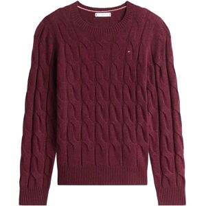 Tommy Hilfiger Soft Wool Cable C-Nk Ls Swt XXXL Burgundy XXXL Tommy Hilfiger Soft Wool Cable C-Nk Ls Swt XXXL Burgundy XXXL
