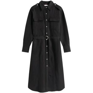 Tommy Hilfiger Fluid Utility Midi Dress R/34 Black R/34 Tommy Hilfiger Fluid Utility Midi Dress R/34 Black R/34