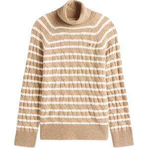 Tommy Hilfiger Soft Wool Cable Roll-Nk Ls Swt XXXL Beige XXXL Tommy Hilfiger Soft Wool Cable Roll-Nk Ls Swt XXXL Beige XXXL
