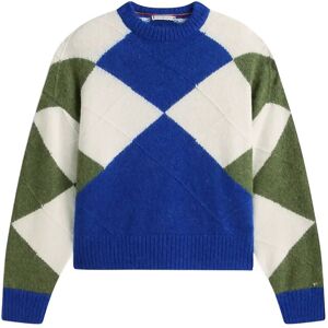 Tommy Hilfiger Alpaca Blend Argyle C-Nk Ls Swt S/M Blue S/M Tommy Hilfiger Alpaca Blend Argyle C-Nk Ls Swt S/M Blue S/M