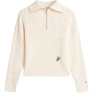 Tommy Hilfiger Co Cable Mid Gg 1/2 Zip Ls Swt XXXL Cream XXXL Tommy Hilfiger Co Cable Mid Gg 1/2 Zip Ls Swt XXXL Cream XXXL