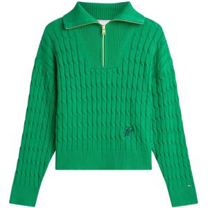 Tommy Hilfiger Co Cable Mid Gg 1/2 Zip Ls Swt XXXL Green XXXL Tommy Hilfiger Co Cable Mid Gg 1/2 Zip Ls Swt XXXL Green XXXL