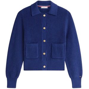 Tommy Hilfiger Gold Btn Utility Ls Polo Cardi M Blue M Tommy Hilfiger Gold Btn Utility Ls Polo Cardi M Blue M