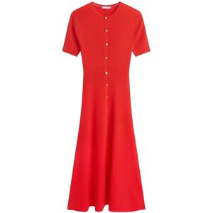 Tommy Hilfiger Rayon Rib F&F Midi Dress R/XS Red R/XS Tommy Hilfiger Rayon Rib F&F Midi Dress R/XS Red R/XS