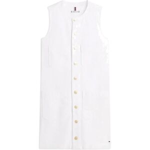 Tommy Hilfiger Dnm Clr Sl Mini Dress 34 White 34 Tommy Hilfiger Dnm Clr Sl Mini Dress 34 White 34