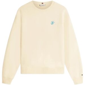 Tommy Hilfiger Th Script Reg Sweatshirt M Cream M Tommy Hilfiger Th Script Reg Sweatshirt M Cream M