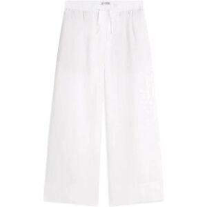 Tommy Hilfiger Ess Linen Pull On Pants XXS White XXS Tommy Hilfiger Ess Linen Pull On Pants XXS White XXS