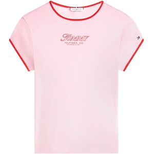 Tommy Hilfiger Tilt Graphic Slim C-Nk Ss Tee XXS Pink XXS Tommy Hilfiger Tilt Graphic Slim C-Nk Ss Tee XXS Pink XXS