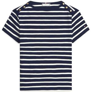 Tommy Hilfiger Gold Button Slim Ss Tee XXS Navy XXS Tommy Hilfiger Gold Button Slim Ss Tee XXS Navy XXS