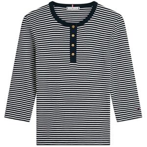 Tommy Hilfiger Gold Button Slim Henley 3/4 S Navy S Tommy Hilfiger Gold Button Slim Henley 3/4 S Navy S