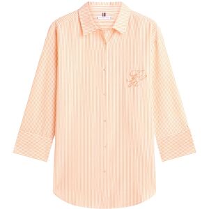 Tommy Hilfiger Seersucker Long Shirt XS Orange XS Tommy Hilfiger Seersucker Long Shirt XS Orange XS