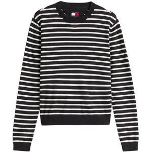 Tommy Jeans Tjw Essential Crew Sweater Ext XXS Black XXS Tommy Jeans Tjw Essential Crew Sweater Ext XXS Black XXS