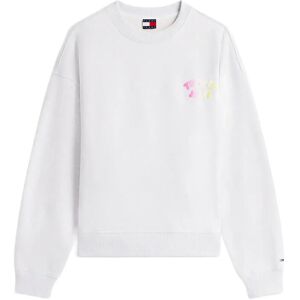 Tommy Jeans Tjw Bxy Color Bubble Crew Ext XXS White XXS Tommy Jeans Tjw Bxy Color Bubble Crew Ext XXS White XXS