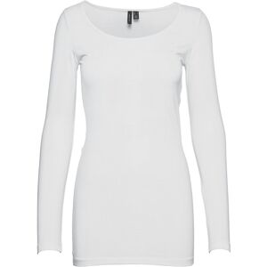 Vero Moda Vmmaxi My Ls Soft Long U-Neck Noos S White S Vero Moda Vmmaxi My Ls Soft Long U-Neck Noos S White S