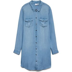Vero Moda Vmsigga Ls Short Dress Lt Bl Ga Noos L Blue L Vero Moda Vmsigga Ls Short Dress Lt Bl Ga Noos L Blue L