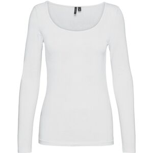 Vero Moda Vmmaxi My Ls Soft Uneck Noos L White L Vero Moda Vmmaxi My Ls Soft Uneck Noos L White L