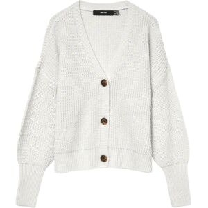 Vero Moda Vmlea Ls V-Neck Cuff Cardigan Noos S White S Vero Moda Vmlea Ls V-Neck Cuff Cardigan Noos S White S