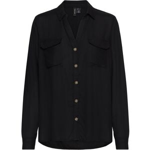 Vero Moda Vmbumpy L/S Shirt New Wvn Noos XXL Black XXL Vero Moda Vmbumpy L/S Shirt New Wvn Noos XXL Black XXL