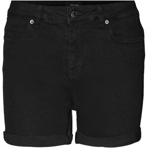 Vero Moda Vmluna Mr Fold Shorts Mix Ga Noos L Black L Vero Moda Vmluna Mr Fold Shorts Mix Ga Noos L Black L