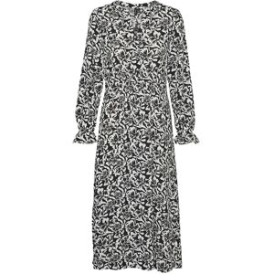 Vero Moda Vmsophia L/S Ankle Dress Wvn Boo XS Black XS Vero Moda Vmsophia L/S Ankle Dress Wvn Boo XS Black XS