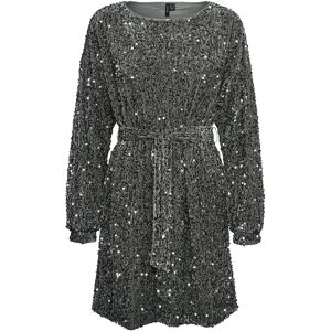 Vero Moda Vmbella Ls Boatneck Short Dress Jrs S Silver S Vero Moda Vmbella Ls Boatneck Short Dress Jrs S Silver S