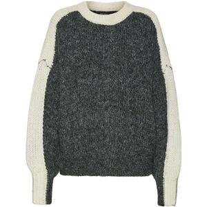 Vero Moda Vmcordelia Ls O-Neck Pullover Ga L Grey L Vero Moda Vmcordelia Ls O-Neck Pullover Ga L Grey L