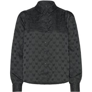 Vero Moda Vmviga Jacquard Ls Shirt Wvn Ga XS Black XS Vero Moda Vmviga Jacquard Ls Shirt Wvn Ga XS Black XS