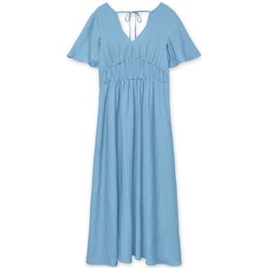 Vero Moda Vmflora Olga Ss 7/8 Dress Wvn Ga M Blue M Vero Moda Vmflora Olga Ss 7/8 Dress Wvn Ga M Blue M