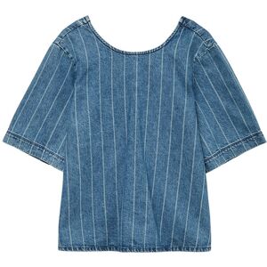 Vero Moda Vmtrille Ss Stried Tie Shirt L Blue L Vero Moda Vmtrille Ss Stried Tie Shirt L Blue L