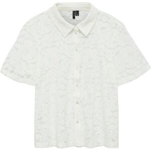Vero Moda Vmhoney Lace Ss Shirt Wvn Ga XS White XS Vero Moda Vmhoney Lace Ss Shirt Wvn Ga XS White XS