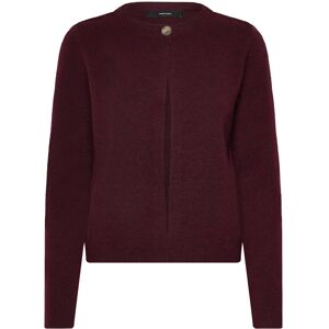 Vero Moda Vmmarina Ls O-Neck Cardigan Boo XS Burgundy XS Vero Moda Vmmarina Ls O-Neck Cardigan Boo XS Burgundy XS