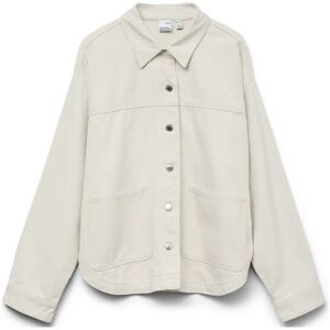 Vero Moda Vmjamie Ls Denim Shacket Mix Ga Noos L Cream L Vero Moda Vmjamie Ls Denim Shacket Mix Ga Noos L Cream L