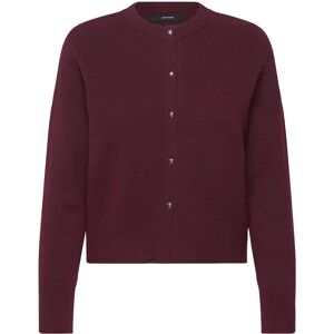 Vero Moda Vmkacy Ls O-Neck Cardigan XS Burgundy XS Vero Moda Vmkacy Ls O-Neck Cardigan XS Burgundy XS