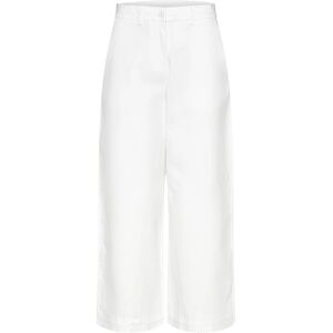 Vero Moda Awvana Mw Wide Ankle Pant Noos S White S Vero Moda Awvana Mw Wide Ankle Pant Noos S White S