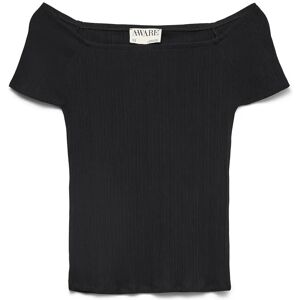 Vero Moda Awverde Ss Off Shoulder Top Noos L Black L Vero Moda Awverde Ss Off Shoulder Top Noos L Black L