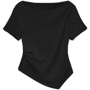 Vero Moda Vmmille Ss Boatneck Short Top Jrs Noos M Black M Vero Moda Vmmille Ss Boatneck Short Top Jrs Noos M Black M
