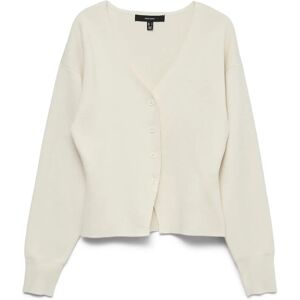 Vero Moda Vmlucca Ls V-Neck Fitted Cardigan Lcs S Cream S Vero Moda Vmlucca Ls V-Neck Fitted Cardigan Lcs S Cream S