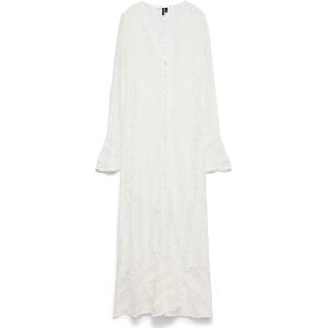 Vero Moda Vmkennedy Ls Ankle Dress Jrs Exp XS White XS Vero Moda Vmkennedy Ls Ankle Dress Jrs Exp XS White XS