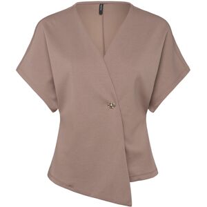 Vero Moda Vmsmilla Sonja Ss V-Neck Top Exp M Beige M Vero Moda Vmsmilla Sonja Ss V-Neck Top Exp M Beige M