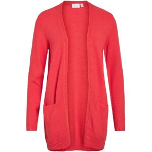 Vila Viril Open L/S Knit Cardigan - Noos XXL Coral XXL Vila Viril Open L/S Knit Cardigan - Noos XXL Coral XXL