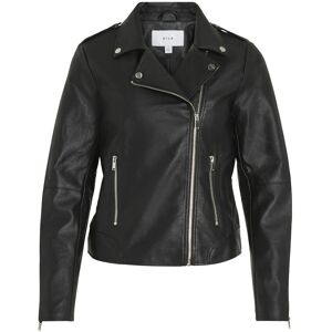 Vila Vicara Coated Jacket - Noos S Black S Vila Vicara Coated Jacket - Noos S Black S