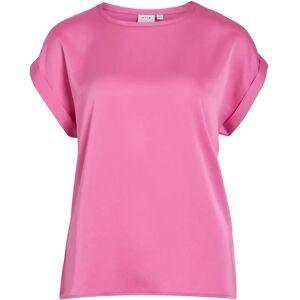 Vila Viellette S/S Satin Top - Noos 42 Pink 42 Vila Viellette S/S Satin Top - Noos 42 Pink 42