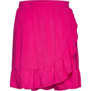 Vila Vipaya Wrap Hw Short Skirt/Su - Noos 34 Pink 34 Vila Vipaya Wrap Hw Short Skirt/Su - Noos 34 Pink 34