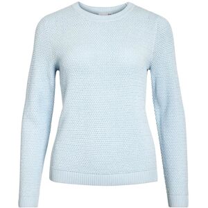 Vila Vidalo O-Neck L/S Knit Top- Noos L Blue L Vila Vidalo O-Neck L/S Knit Top- Noos L Blue L