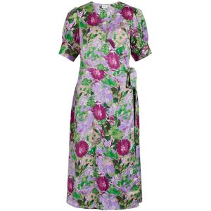 Vila Vinaria S/S Wrap Midi Dress/Dc/Su 38 Green 38 Vila Vinaria S/S Wrap Midi Dress/Dc/Su 38 Green 38